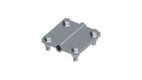 Złącze Uniwersalne 2-Elem. 80X80 Drut8-Drut8 Stal Ocynkowana Galwanicznie...