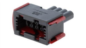 Obudowa Do Zacisków Żeńskich, Wire-To-Wire, 4 Pozycje 1-963207-1