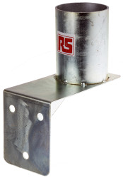 Mocowanie ścienne lustra drogowego Stal miękka, montaż Na zewnątrz