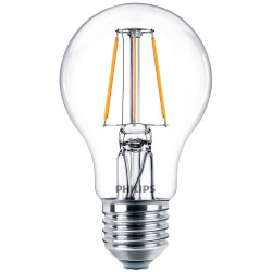 Philips 77759300 LED Bulb Warm White E-27 4.3W 40W Equivalent 2 Pack