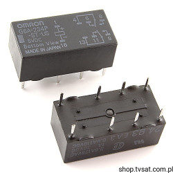 G6A-234P-ST-US-DC5 Relay 5V 178Ohm 2A DPDT THT OMRON