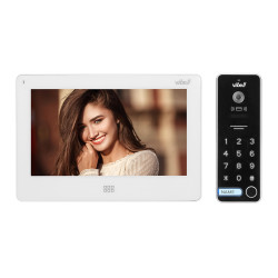 Zestaw wideodomofonowy. bezsłuchawkowy kolor. LCD 7". dotykowy. menu OSD. pamięć. gniazdo na kartę SD. DVR. sterowanie... OR-VID