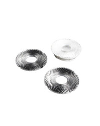 Soczewka LED Eliptyczny, kąt widzenia 36 ° Bezbarwny Metakrylan polimetylu (PMMA) Okrągły, Ledil, seria: Amy 50