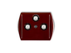 TREND Gniazdo multimedialne 3F DATA (Vectra) brązowy 4GMV KARLIK