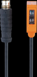 Reflecting light barrier, 0.02-1.8 m, NPN, 10-30 VDC, M8-connector, IP65/IP67, O8P205