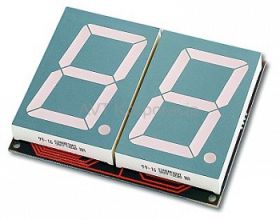 AVT859 Podwójny wyświetlacz 7-segmentowy sterowany I2C