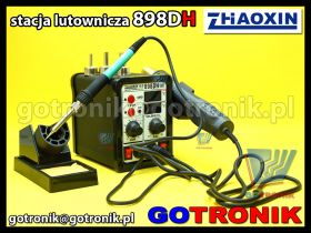 898DH stacja lutownicza + HOT-AIR gorące powietrze 2w1 Zaoxin