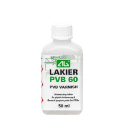 LAKIER PVB60 50ml AG ZABEZPIECZAJĄCY DO PŁYTEK PCB