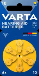 Zinc-air-button cell, PR70, 1.45 V, 24610