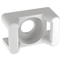 Mounting base, nylon, natural, (L x W x H) 16 x 10.8 x 7 mm, TM2S8-M