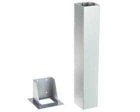 Simon Connect Minikolumna ALK jednostronna 7xK45 anodyzowane aluminium ALK117/8