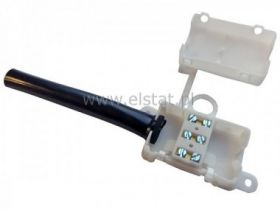 Kostka elektryczna 3PIN 10A w obudowie z odgiętką