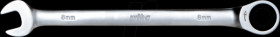 44638 Ring ratchet open-ended spanner, 8-8