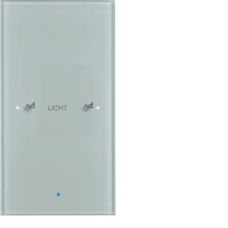 KNX TS Sensor dotykowy 1-krotny konfigurowalny, szkło, alu 75141134