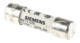 Bezpiecznik 25A 10 x 38mm 600V ac Siemens