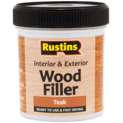 Rustins AWOOT250 Acrylic Wood Filler Teak 250ml