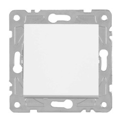 Włącznik światła krzyżowy, montaż podtynkowy, kolor biały QUAD Electromalt, QAD1021W