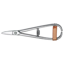 Erdi D76-1 Goldsmith Scissors Nickel-Plated Closed Handles with Spring