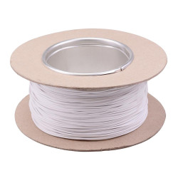 White 0.5mm² Thin Wall Cable 16/0.2mm 100M