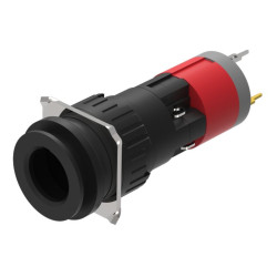 Element wykonawczy przycisku, Siłownik, do uzytku z: Urządzenia przełączające, Czarny, pozycje: 2, Utrzymane