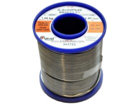 Tinol LC60 Fi.1.5mm 1 kg Cynel z topnikiem