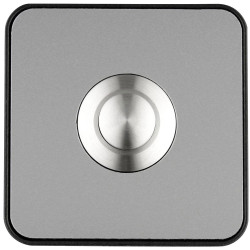 Grothe 64181 Piccolo Piazza SW V2A Bell Button Stainless Steel Look