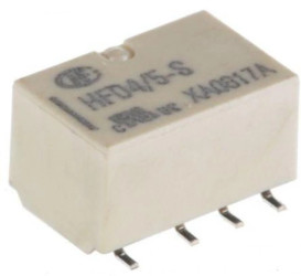 Przekaźnik sygnału, 5V dc, 2 A, SPDT, 2-polowy, montaż PCB, RS PRO
