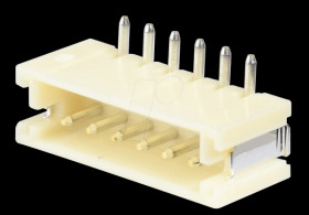 B6B-ZR-SM4-TF JST - pin header, 1.5-mm spacing, 1x6-pin, straight