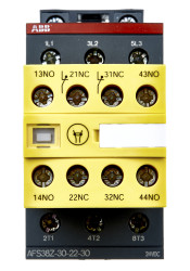 Stycznik 24 V DC ABB Jokab styki: 3 50 A 3NO Śruba 1SBL296082R3022 AFS38Z-30-22-30