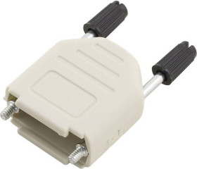 encitech DPPK09-DE-K 6353-0102-01 Obudowa złącza D-SUB Ilość styków: 9 tworzywo sztuczne 180 ° szary komputerowy 1 szt.
