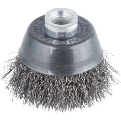 Wolfcraft 2107000 Steel Wire Pot Brush WS M14 &#xD8;70mm 1pc