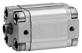 Siłownik pneumatyczny kompaktowy, D80x80 UNITOP, z gwintem wewnętrznym