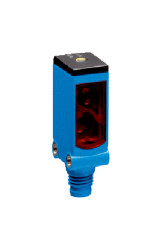 Czujniki fotoelektryczne Tłumienie tła w obudowie prostokątnej SICK PNP zakres 4 mm → 180 mm LED