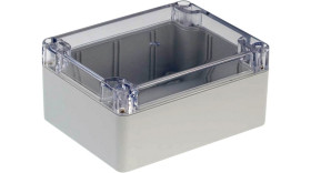 Plastic Enclosure 90x115x55mm Light Grey
