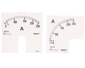 Skala 0-250A do amperomierzy 014600/ 014601 014616