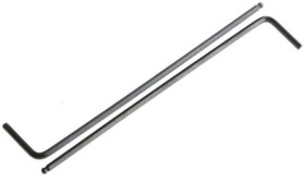 Klucz imbusowy Jednostki metryczne 2mm Końcówka kulkowa, typu L, materiał: Stal chromowo-wanadowa, RS PRO