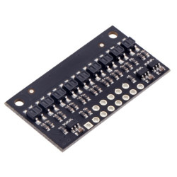 Listwa z czujnikami odbiciowymi QTR-HD-09RC - 9-kanałowa - cyfrowa - Pololu 4109