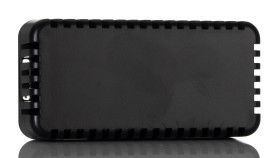 Obudowa ABS szerokość zew. 40 mm długość zew. 80 mm wys. zew. 20 mm Hammond IP30 Czarny