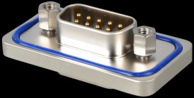 15-000573 D-SUB-M, 9-pin, solder cup,IP67 Solid,prec.m.