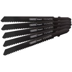 Draper 81730 DT118B 92mm Jigsaw Blade Set (5 Piece)