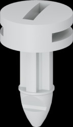 Screw, plastic, light gray, 8GK9910-0KK26