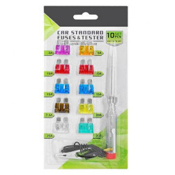 ZESTAW BEZPIECZNIK.SAMOCH.. 10 SZT+PROBN