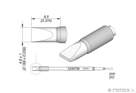 Grot C245756 do rączki JBC T245