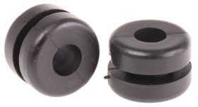 Przelotka kablowa średnica otworu 9mm średnica kabla 6mm Przelotka kablowa grubość panelu 2mm PVC Ø Maximum of 6mm