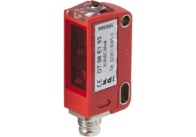 Czujnik optyczny odbiciowy 42x18x11mm Sn: 5-450mm 10-30V DC -35-60stC PNP/NPN złącze M8 4pin IP67/IP69K OT98E193