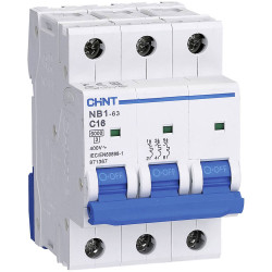 Chint 179691 NB1L Circuit Breaker 3-pin 32A Overload &amp; Short Circuit Protection