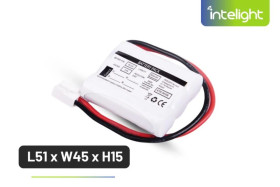 Pakiet akumatorów NiCd 2,4V 1300mAh do oprawy Directo S w wersji 3h - L53 x W36 x H18 / 90300