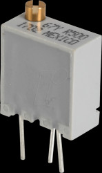 67YR1KLFTB Spindle trimmer, 1 kOhm, linear