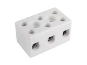 Złączka gwintowa CPO-15A-3P biały porcelanowa 10mm2 3 tory 80723516 SIMET