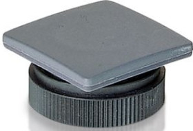 Dummy plug, square, gray, for RAFIX 22 QR, 5.05.800.065/0000